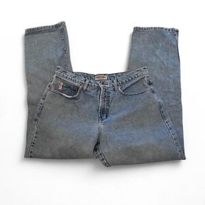 Vintage Guess USA Light Wash High Rise Denim Mom Jeans Size 31